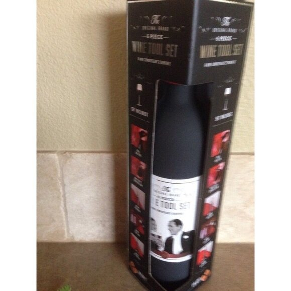 THE ORIGINAL 6 Piece Premium Wine Opener Set Wine Accessories Tool Kit - Picture 5 of 10